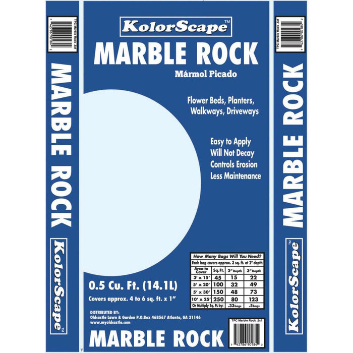 KolorScape Decorative Landscape White Marble Rock