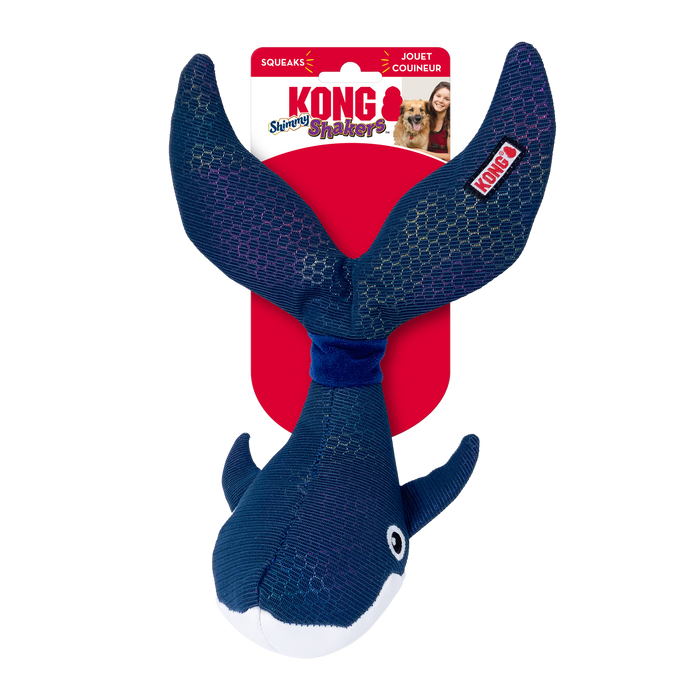 KONG Shakers Shimmy Whale’s Dog Toy