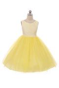 Lace Illusion Girl Dress (Sale)