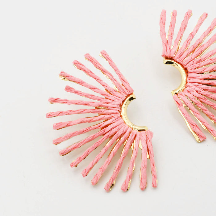 Colorful crystal statement hoop earrings with multicolor beads and sparkling stones, waterproof earrings, tarnish free jewelry, hypoallergenic earrings for sensitive skin, 24k gold dainty earrings, handcrafted gemstone earrings, gold hoop earrings, boutique wholesale earrings, trendy gold jewelry, high quality jewelry gifts