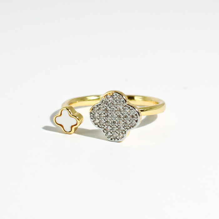 hypoallergenic ring, waterproof ring, tarnish free jewelry, boutique wholesale jewelry, dainty gold ring, gemstone statement ring, sparkly cubic zirconia ring, high quality jewelry gifts, elegant gold plated ring, trendy fashion ring, pastel gemstone ring