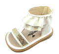 Lucy Ruffle Sandal | Toddler Squeaky Shoes