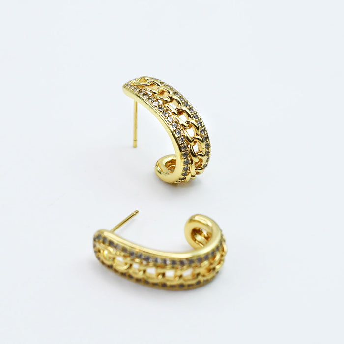 waterproof hypoallergenic earrings, tarnish free 14k gold jewelry, dainty gold earrings, gold hoop earrings, handcrafted gemstone earrings, boutique wholesale earrings, high-quality gold jewelry