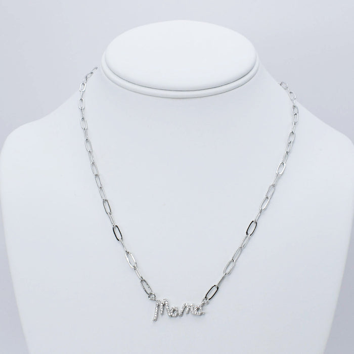 premium silver necklace crafted for everyday wear, offering a dainty handcrafted style with a waterproof, hypoallergenic, tarnish free finish, ideal for minimal modern jewelry lovers, available as wholesale for boutiques