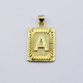 Medallion Initial Charm