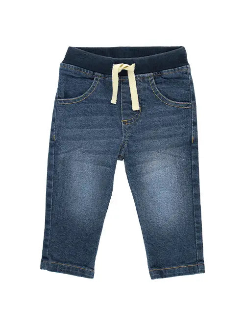 Medium Wash Pull-on Jeans