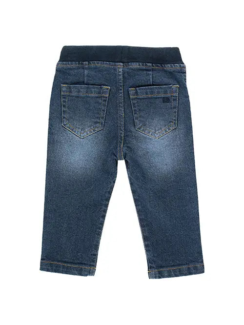 Medium Wash Pull-on Jeans