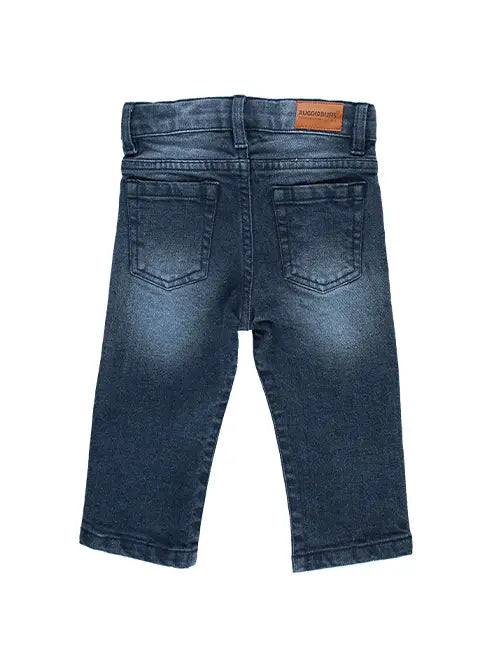 Medium Wash Straight Jeans