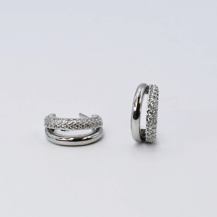 waterproof hypoallergenic silver earrings, tarnish free silver jewelry, dainty silver earrings, silver hoop earrings, handcrafted gemstone silver earrings, boutique wholesale earrings, everyday silver jewelry, high-quality silver earrings,silver hoops