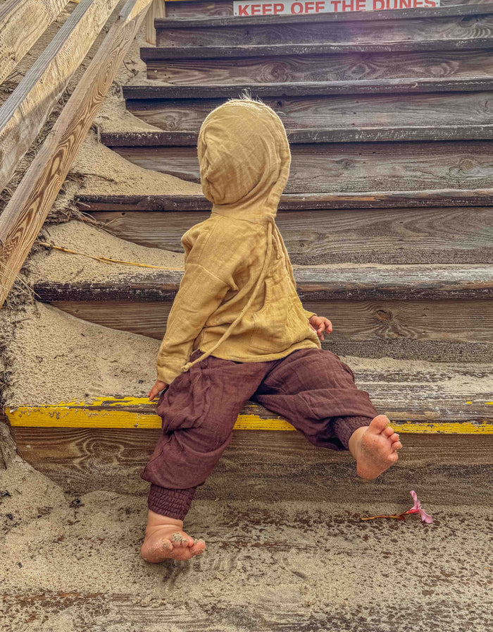 Mini Moonstone Joggers: Organic Cotton Bamboo