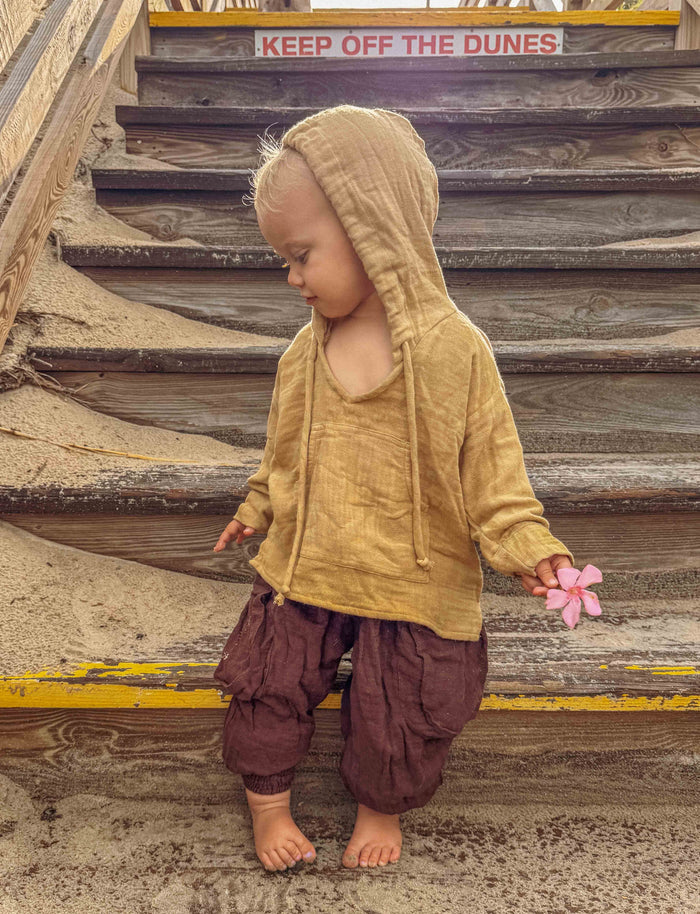 Mini Moonstone Joggers: Organic Cotton Bamboo