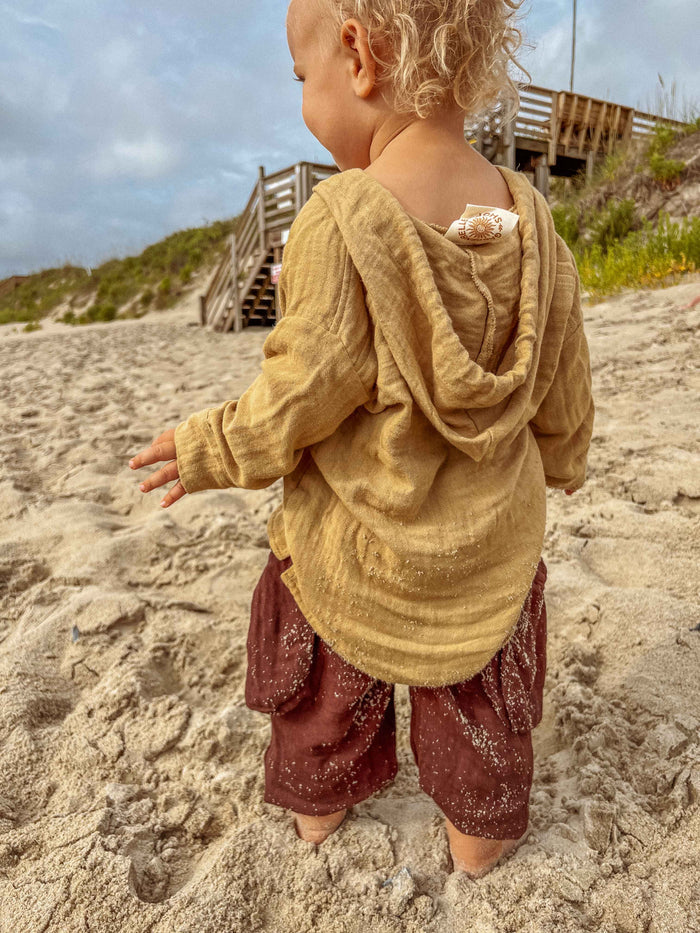 Mini Moonstone Joggers: Organic Cotton Bamboo