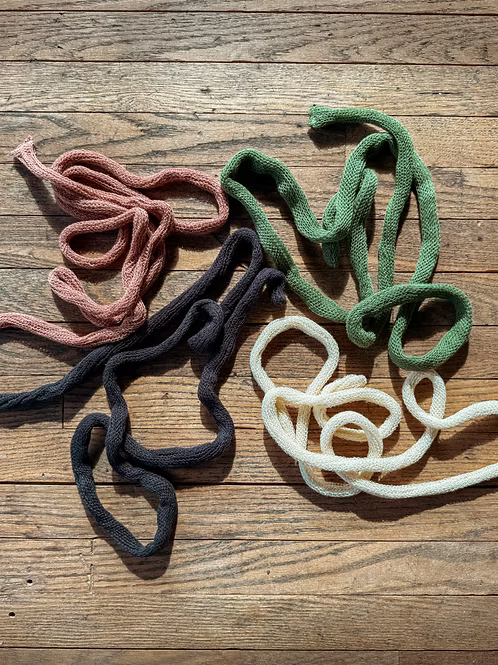 Mini Organic Cotton Open Knit Scarf