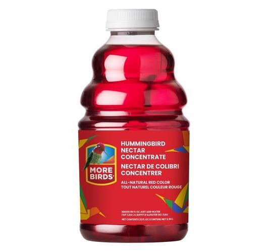 More Birds® Bird Health Natural Red Liquid Concentrate Hummingbird Nectar