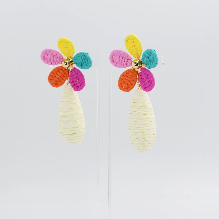 Colorful crystal statement hoop earrings with multicolor beads and sparkling stones, waterproof earrings, tarnish free jewelry, hypoallergenic earrings for sensitive skin, 24k gold dainty earrings, handcrafted gemstone earrings, gold hoop earrings, boutique wholesale earrings, trendy gold jewelry, high quality jewelry gifts