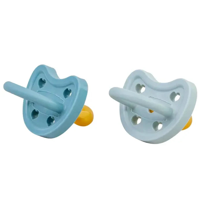Natural 2pk Rubber Pacifier - Blue - 3-36 Months