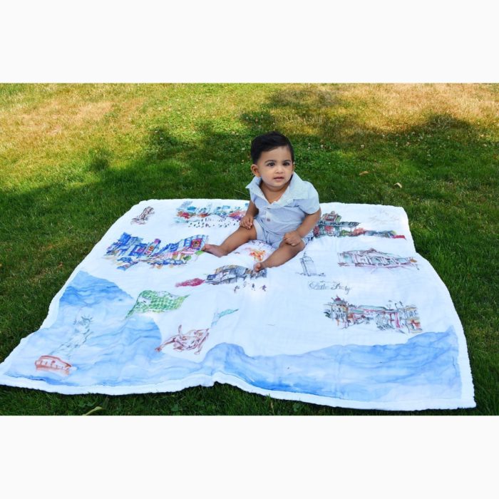 New York Branded Luxury Muslin Quilts - Big Apple