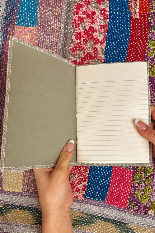 Nocturna Cotton Blockprint Notebook