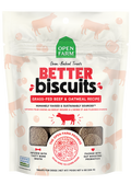 Open Farm Better Biscuits Grass-Fed Beef & Oatmeal Recipe Dog Treats