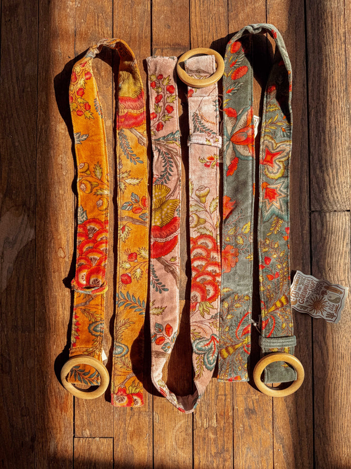 Organic Cotton Velvet Belt