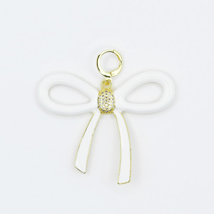 Oversized Bow White