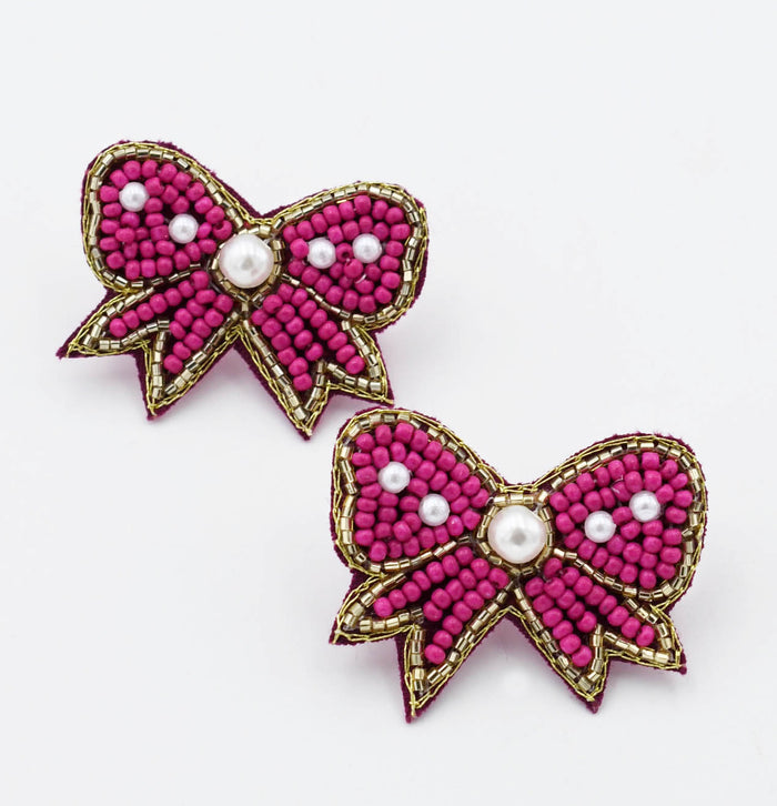 Pearly Bow Stud