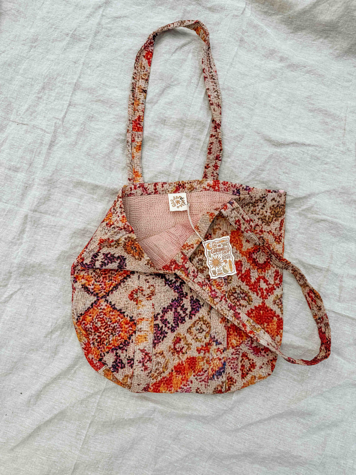 Persian Rug Kantha TOTE BAG