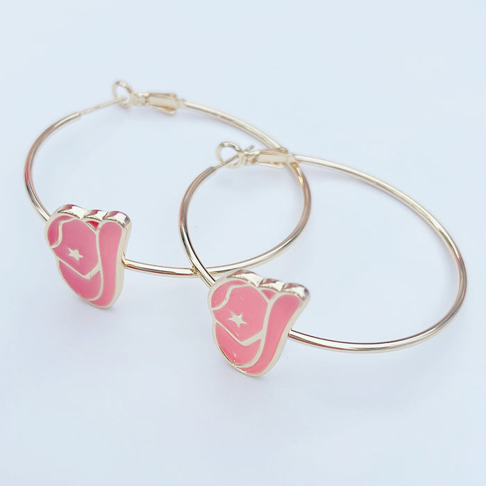 Pink hat hoop