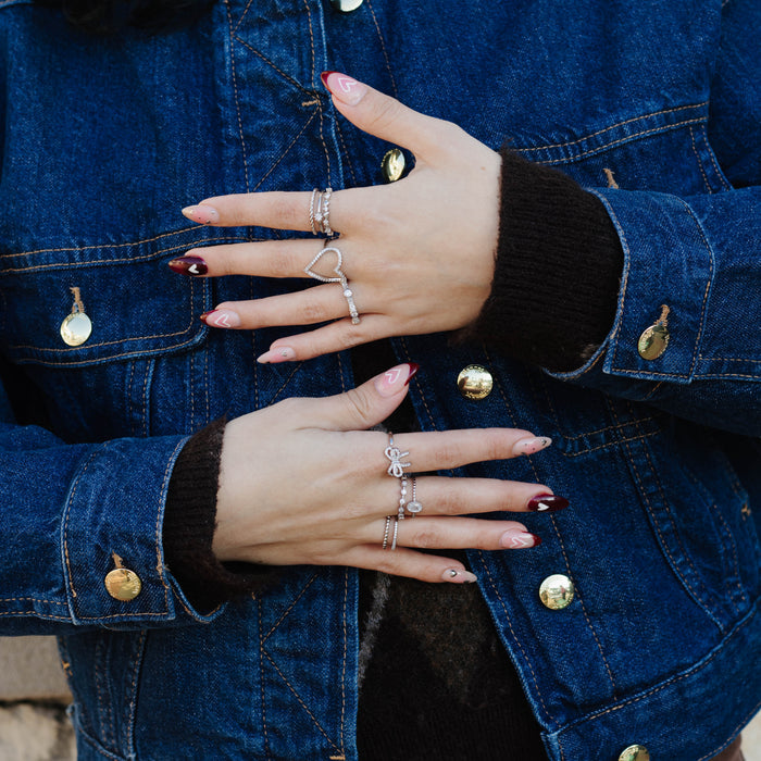 hypoallergenic ring, waterproof ring, tarnish free jewelry, boutique wholesale jewelry, dainty silver ring, gemstone statement ring, sparkly cubic zirconia ring, high quality jewelry gifts, elegant gold plated ring, trendy fashion ring, pastel gemstone ring