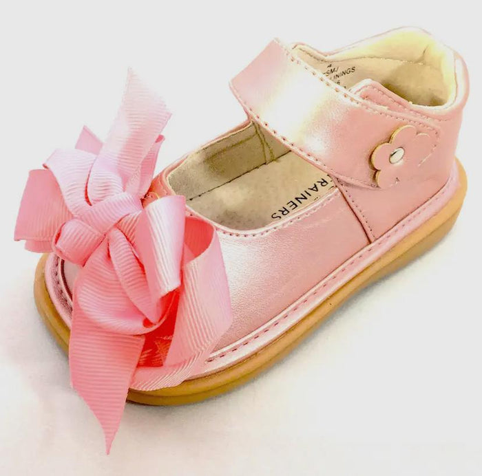 Ready set Bow Mary Jane Girls Toddler squeaky shoes