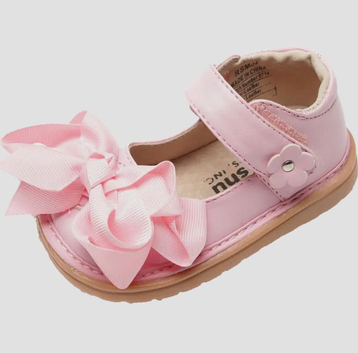 Ready set Bow Mary Jane Girls Toddler squeaky shoes