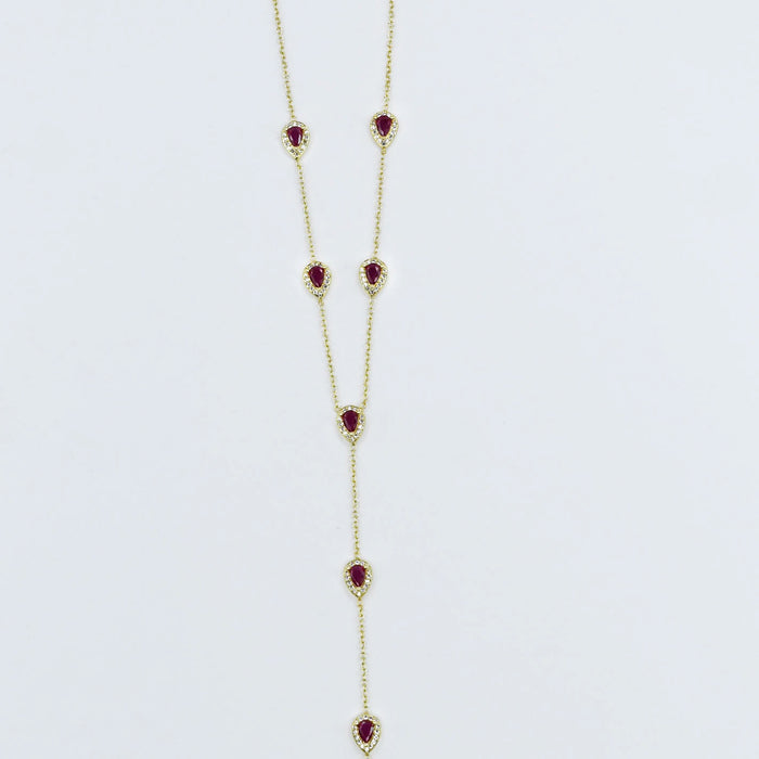 Dainty gold layered necklace, wholesale jewelry for women's boutiques, statement accessory, boutique wholesale jewelry, waterproof necklaces, statement gold necklace,trendy Gold necklace, waterproof gold necklace, hypoallergenic gold necklace,tarnish free Gold necklace, statement gold necklace gold lariat necklace with multiple red teardrop pendants