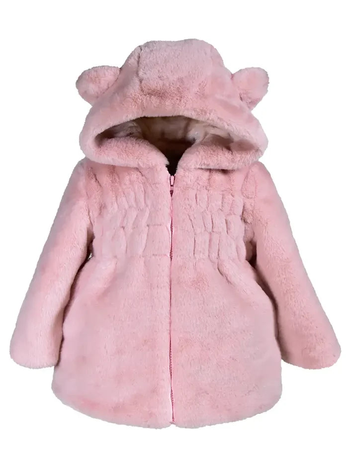 Ruched Ear Coat Op
