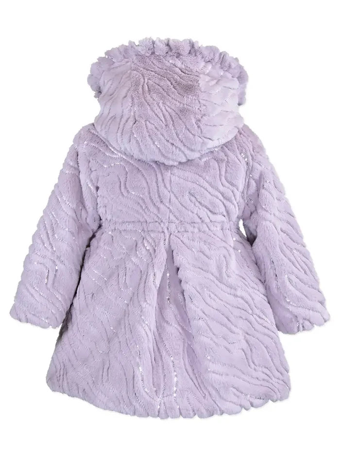 Ruffle Hood Coat