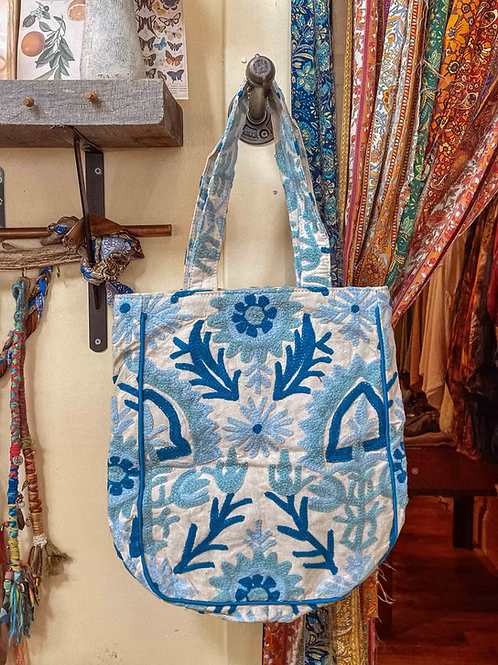Sacheli Embroidered Totes