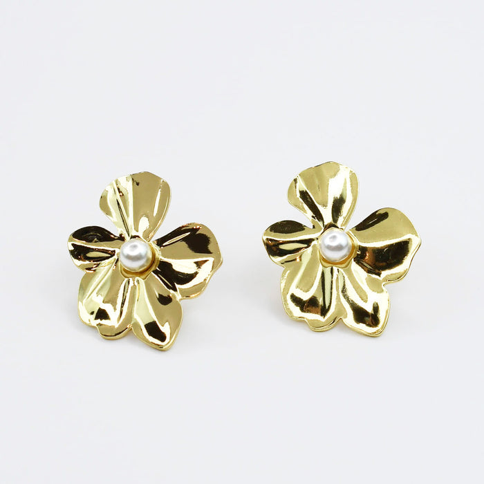 waterproof hypoallergenic earrings, tarnish free 14k gold jewelry, dainty gold earrings, gold hoop earrings, handcrafted gemstone earrings, boutique wholesale earrings, high-quality gold jewelry