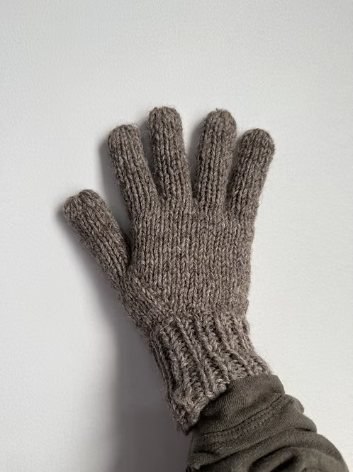 Shitake Wool Hat + Glove Set