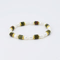 colorful gemstone jewelry, beaded fashion bracelet, gold or silver tone accessory, handcrafted beaded piece, trendy boho chic jewelry, vibrant statement wristwear, artisan handmade design, everyday stackable accessory, fashion jewelry for women, premium jewelry gift idea, boutique style wristwear, elevated modern jewelry