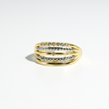 hypoallergenic ring, waterproof ring, tarnish free jewelry, boutique wholesale jewelry, dainty gold ring, gemstone statement ring, sparkly cubic zirconia ring, high quality jewelry gifts, elegant gold plated ring, trendy fashion ring, pastel gemstone ring
