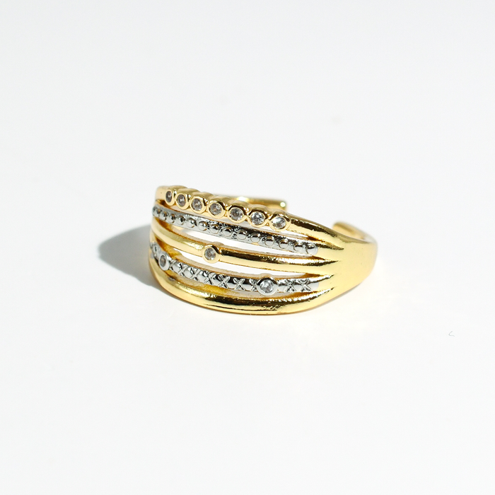 hypoallergenic ring, waterproof ring, tarnish free jewelry, boutique wholesale jewelry, dainty gold ring, gemstone statement ring, sparkly cubic zirconia ring, high quality jewelry gifts, elegant gold plated ring, trendy fashion ring, pastel gemstone ring
