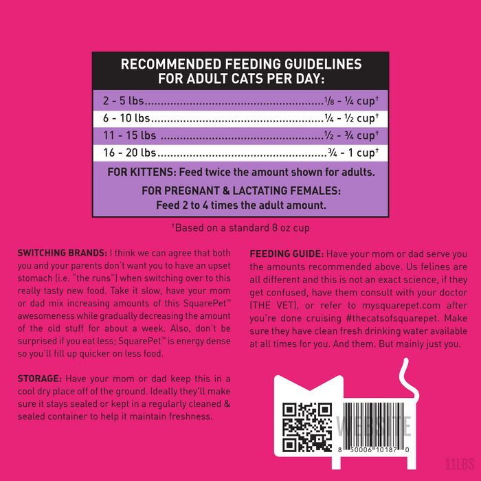 SquarePet® VFS® POWERCAT™ Herring & Salmon for Cats