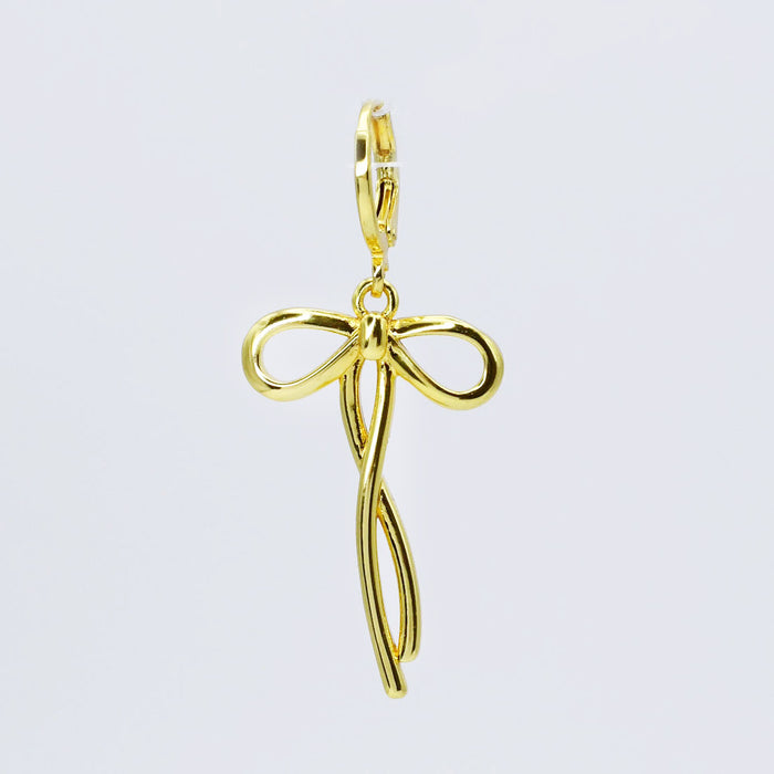 Sweet Ribbon Gold Charm CH-144