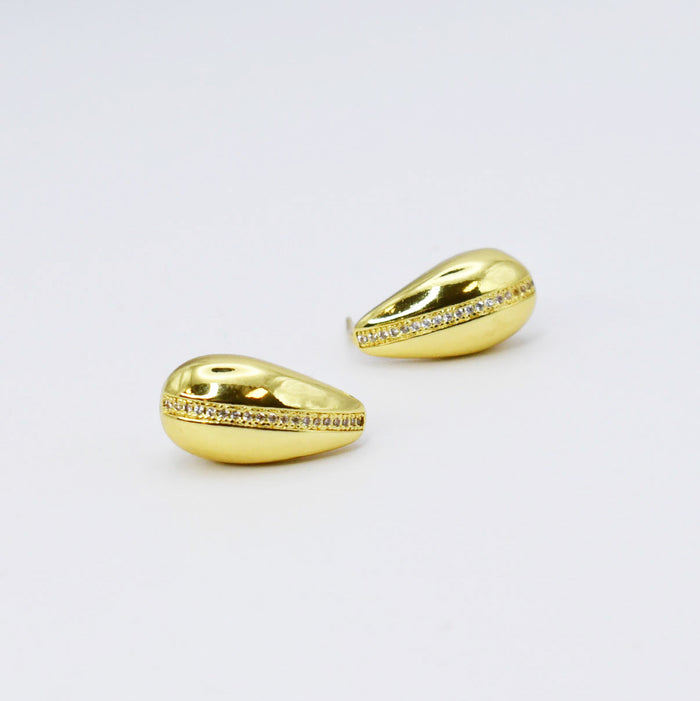 waterproof hypoallergenic earrings, tarnish free 14k gold jewelry, dainty gold earrings, gold hoop earrings, handcrafted gemstone earrings, boutique wholesale earrings, high-quality gold jewelry