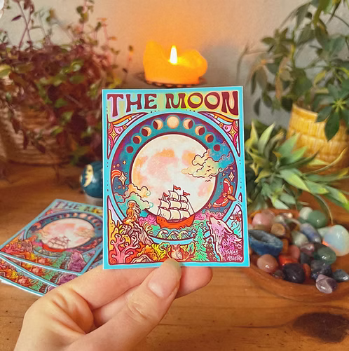 The Moon Sticker