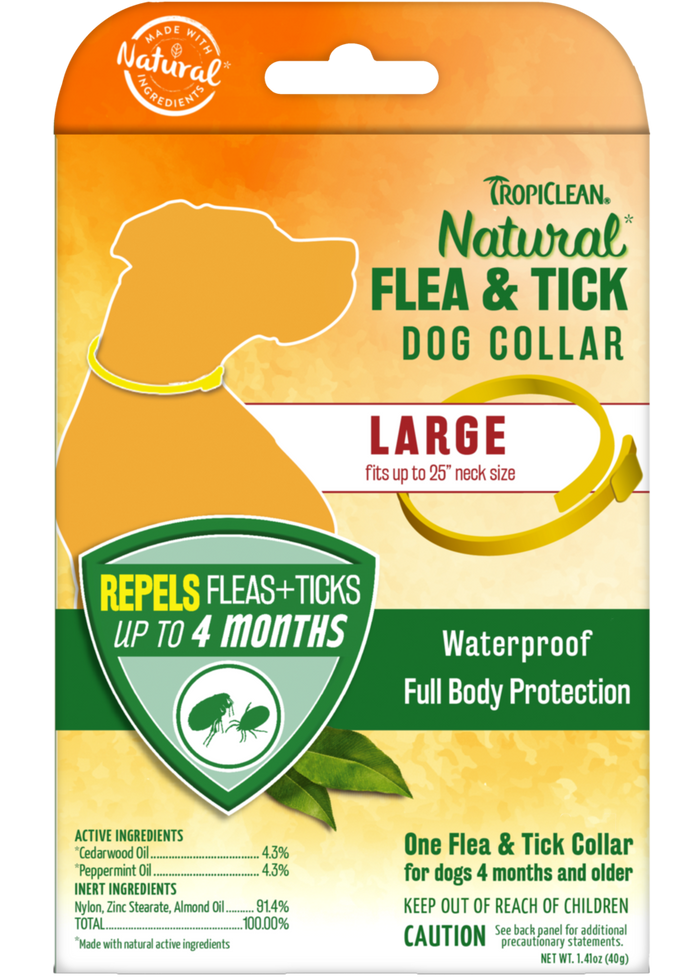 TropiClean Natural Flea & Tick Repellent Collar