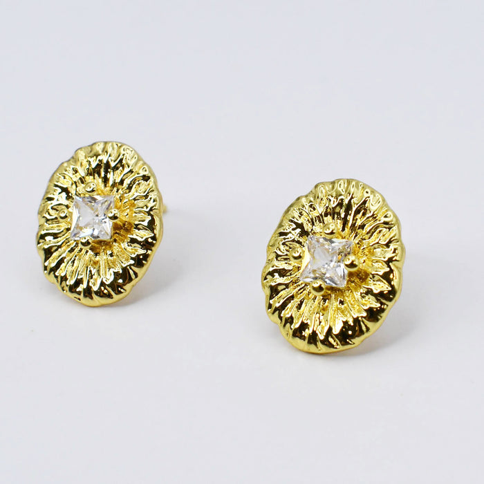 waterproof hypoallergenic earrings, tarnish free 14k gold jewelry, dainty gold earrings, gold hoop earrings, handcrafted gemstone earrings, boutique wholesale earrings, high-quality gold jewelry