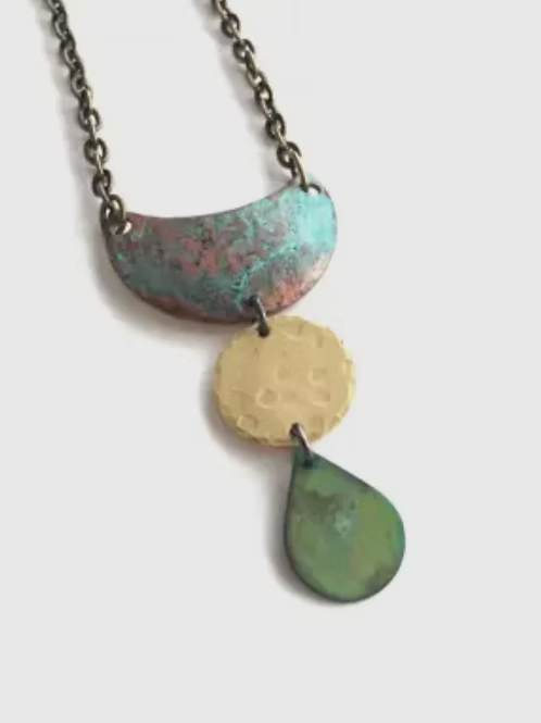 Viola Patina Necklace