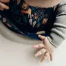 Zoo Lion Print Silicone Bib with Crumb Catcher
