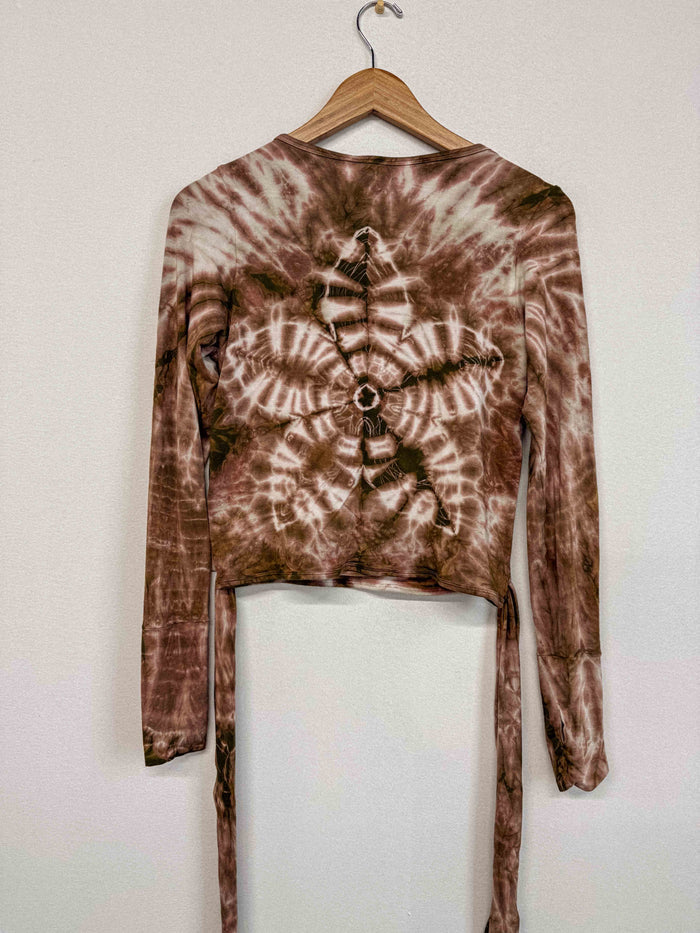 Zuri Hand-Dyed Wrap Top