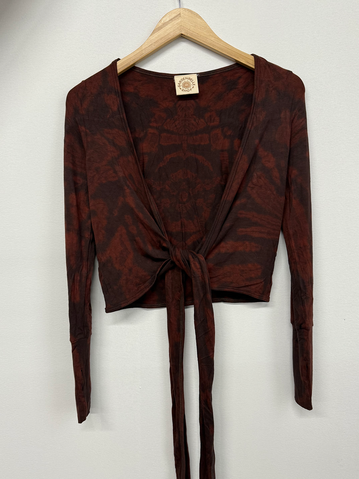 Zuri Hand-Dyed Wrap Top
